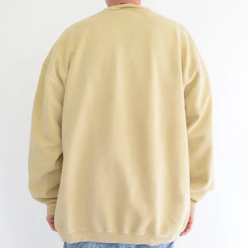 Vintage 90S Perrin Yellow Traverse City Mi Crew Neck Size 2XL - Picture 2 of 13